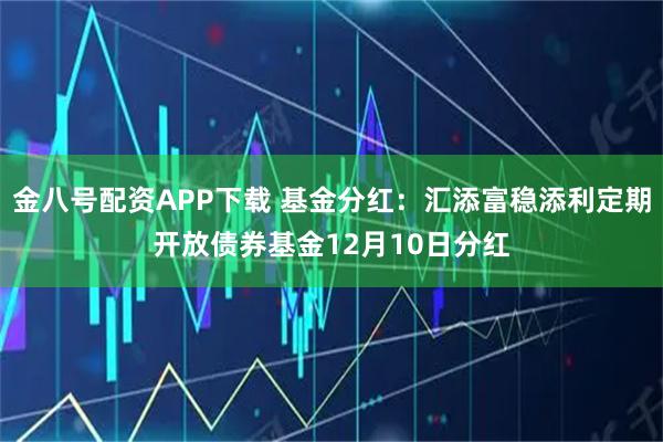 金八号配资APP下载 基金分红:汇添富稳添利定期开放债券基金12月10日分红