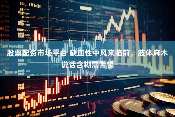 股票配资市场平台 缺血性中风来临前，肢体麻木说话含糊需警惕